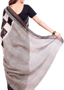 Handmade Chanderi Silk Saree