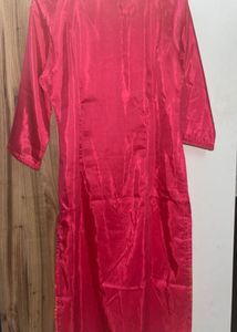 Pink &amp; Gold Printed Kurti