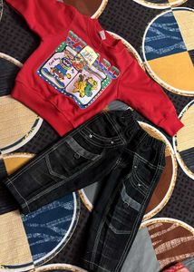 Infants Kid Boys Tshirt And Jeans