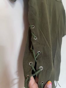 Bottle Green Cotton T-shirt