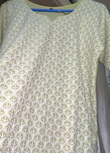 Embroidered Chicken Kari  Work Tunic Top