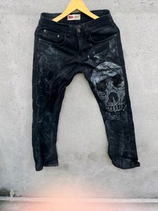 Hand-painted Denim