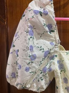 Floral Corset Top