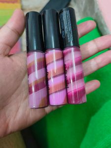 Combo Of 3 Plum Soft Swirl Lip Glosses