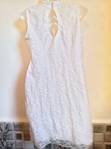 White Lace Dress Size Small