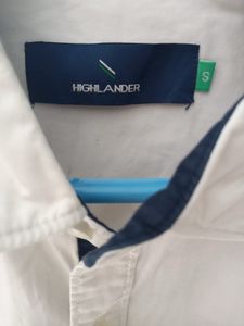 HIGHLANDER MEN WHITE SHIRT