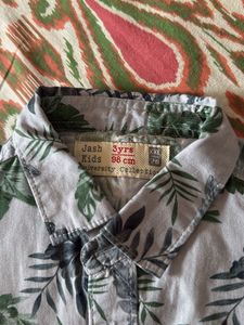 Boys Floral Print Shirt