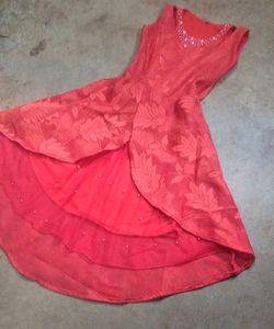 Coral Party Dress