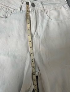Off-White Wide Leg Jeans