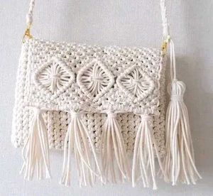 Macrame Crossbody Bag,New Only 1 Pcs 350 Rs.