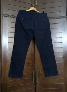 Blackberry Men Blue Cotton Mix Trouser