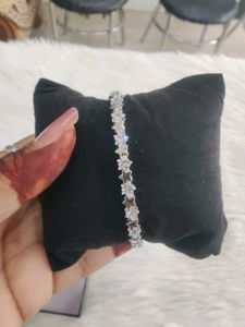 925 Starry Silver Bracelet With Hallmark