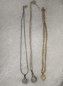 Set Of 3 Chains With Locket