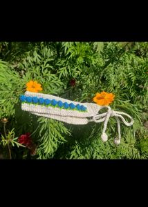 Crochet Tulip Hair Band 💙