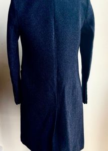 Elegant &amp; Timeless Navy blue Woolen Coat