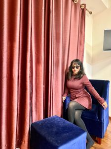 Maroon Mini Dress