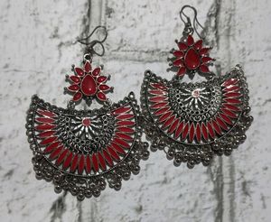 New Oxidised Necklace With Earrings