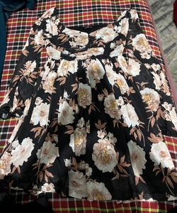 Floral Print Mini Dress