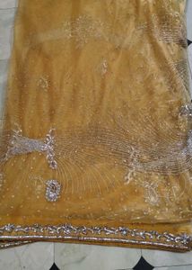 Worked Saree