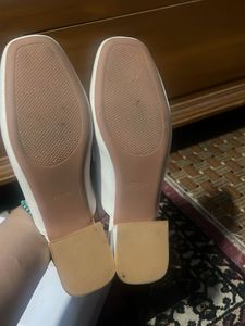 White Mules Never Worn