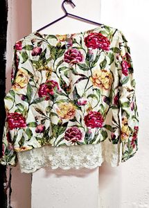 Cute Floral Top