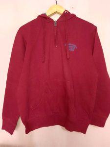 Maroon Pullover Hoodie with cap
