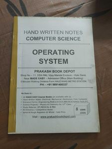 Notes On Operating System