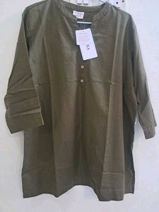 Elegant Olive Green Tunic