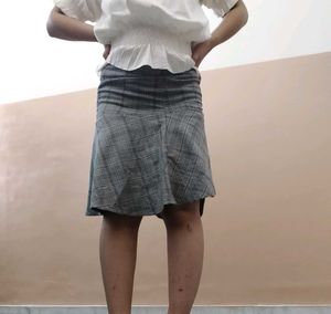 Checker Formal skirt