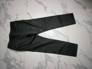 Men's Gray Slim Fit Trousers