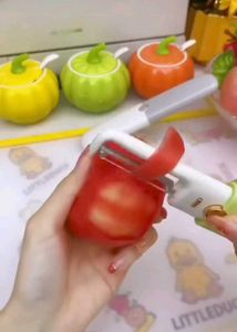 Portable Vegetable Peeler +Knife with Safe cover