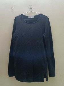 Black Cotton T Shirt