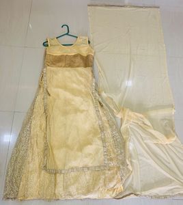 Gold Embroidered Kurta Set