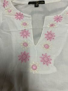 White Short Kurti