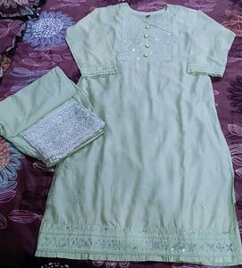 Light Green Palazzo Kameez