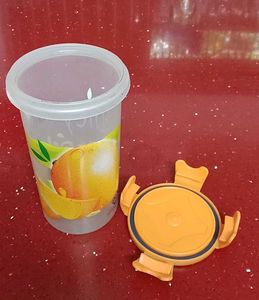 Lunch Box And A Juice Bottle