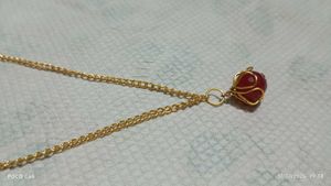 💫Dainty  Ruby Necklace Chain❤