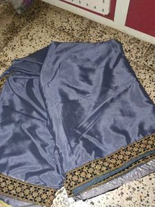 Satin  Crape Saree