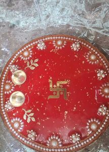 Decorative Resin Pooja Thali