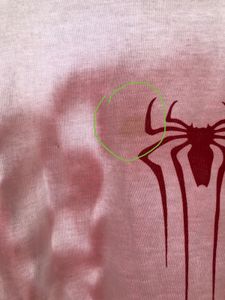 Spiderman Backprint Oversized Round Neck Tshirt