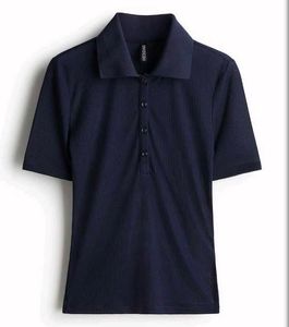 H&M Ribbed Fitted Polo Tshirt ( women )