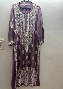 Pure Lucknowi Kurta.