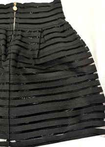 Striped Mini Skirt