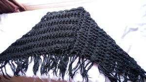 Black Wool Poncho ☃️