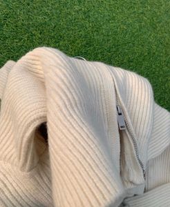 Cozy Knit Zip-Up Sweater