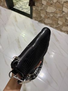 Black Rhinestone Handbag