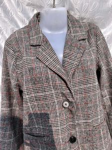 Sale💌Vintage Plaid Blazer 🖤
