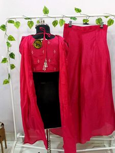 Hot Pink Indo western stylish set