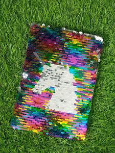 Rainbow Unicorn 🦄 🌈 Sequin Diary A5
