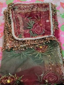 Net Dupatta Store Work Party Dupatt